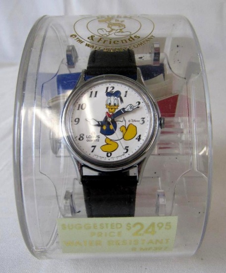 Disney Donald Duck Lorus Wrist Watch MIB Unused
