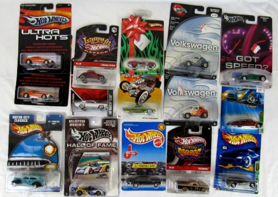 Lot (15) Hot Wheels Mixed- All Real Riders