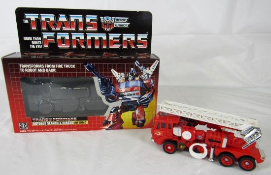 Vintage 1985 G1 Transformers Inferno Complete in Original Box