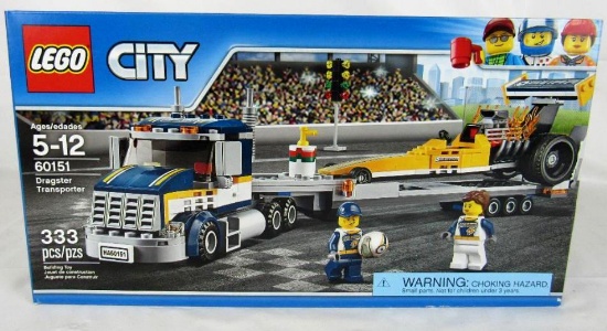 Lego #60151 " City " Dragster Transporter Sealed MIB