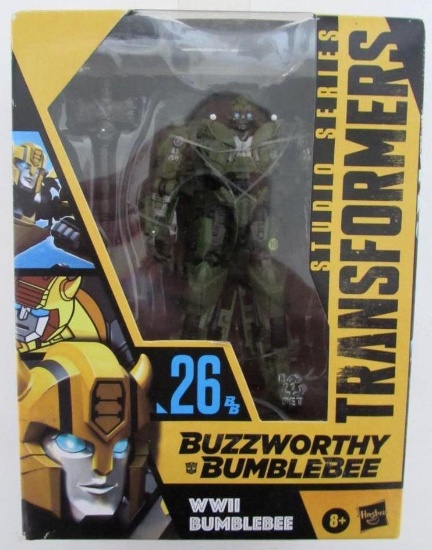 Transformers The Last Knight- WWII Bumblebee Figure- Takara Tomy Sealed MIB