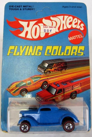 Vintage 1975 Hot Wheels Flying Colors Neet Streeter Redline MOC Enamel