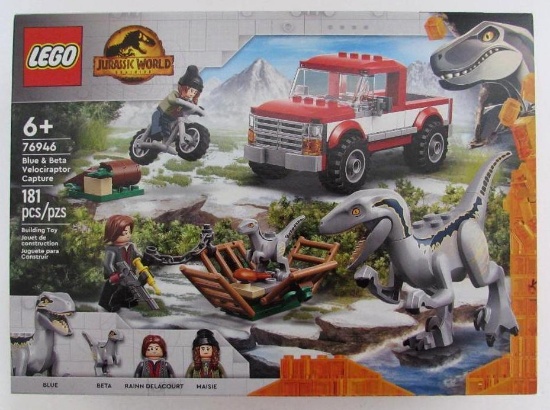 Lego #76946 Jurassic World Blue & Beta Velociraptor Capture Set Sealed MIB