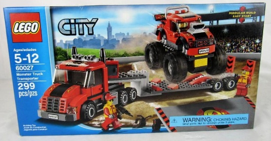 Lego #60027 "City" Monster Truck Transporter Set Sealed MIB