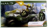 Halo Warthog with Masterchief Action Figure/ Vehicle Playset Sealed MIB