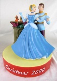 Grolier Disney 2000 Christmas Cinderella Porcelain Figurine MIB