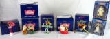 Lot (8) Grolier Figural Disney Christmas Ornaments- Toy Story, Mulan, Aladdin++