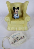 Vintage 1984 Disney New Arrivals Mickey Mouse Baby Ceramic Bank