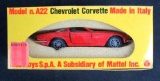 Scarce Vintage Mebetoys (Italy) 1:43 Diecast Chevrolet Corvette