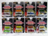 Racing Champions Mint 1:64 Diecast Set (8) Hot Rods MIP - Real Rider Tires