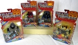 Lot (4) Transformers Revenge of the Fallen Figures-MIP- Bumblebee, Optimus Prime+