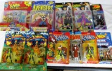Lot (12) Vintage 1990's Marvel Toybiz Action Figures- X-Men, Punisher, Thor, Venom+