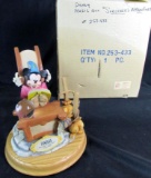 1990 Schmid Disney Sorcerer's Apprentice Fantasia Music Box Huge!