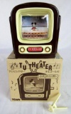 Rare Vintage 1980's Tomy TV Theater Mickey Mouse Wind Toy/ Music Box Japan Disney