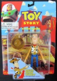 Vintage 1995 Original Toy Story Sheriff Woody w/ Quick Draw Action- Think Way MOC