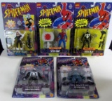 Lot (5) 1995 Toybiz Spider-Man Animated Series Action Figures MOC w/ Kaybee exclusives