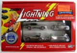 Johnny Lightning 4-Car Commemorative 4-Car Set- Silver Chrome