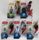 (5) Star Wars Force Link Series Figures-Yoda, Kylo Ren, R2-D2, ++