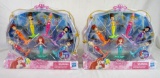 Lot (2) Hasbro Disney Preincess Little Mermaid Collection 7-Packs 3.5