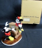 Vintage Disney Mickey & Minnie Mouse at Piano Music Box- Ceramic (Japan)