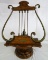 Antique Italian Brass and Wood Pedestal Music Stand
