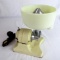 Vintage 1940's Electric Juicer with McKee Custard Glass