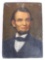 Antique 1913 Lincoln Portrait Advertisement for Illinois Watch Co.