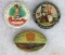 Lot of (3) Antique Advertising Pocket Mirrors, Pacific Mutual, Garland Stoves and Cascaretes