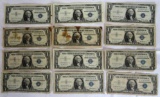 Antique United States Paper Currency and Silver Certificates (Face Value $12)
