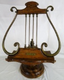 Antique Italian Brass and Wood Pedestal Music Stand
