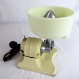 Vintage 1940's Electric Juicer with McKee Custard Glass