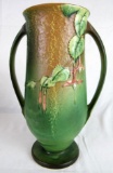 Antique Roseville Pottery Green Fuchsia 12