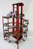 Outstanding Rare Antique Bauer's #33 Tin Gravity Railway System