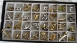 Estate Found Collection of Antique and Vintage Gentleman's Jewelry Inc. Cufflinks, Tie Bars+