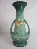 Antique Roseville Pottery Green Zephyr Lily 12