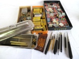 Lot of Antique & Vintage Dental Tools, Burr Drill Bits