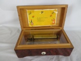 Beautiful Vintage Swiss Brass Cylinder Music Box
