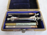 Antique 1800's Ellwood Lee Hypodermic Syringe & Needle in original case