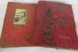 Lot of (2) Antique Postcard Albums with Contents