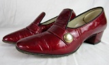 Vintage Foot So Port Stepettes Ruby Slip on Shoes (Size 5.5)