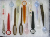 Case Lot of (15) Advertising Letter Openers with Manifying Glass