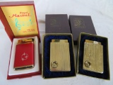 Lot of (3) Vintage Musical Lighters Inc. Pacton, Imperial