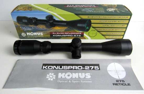 Konus Rifle Scope Konuspro-275 3x-9x40