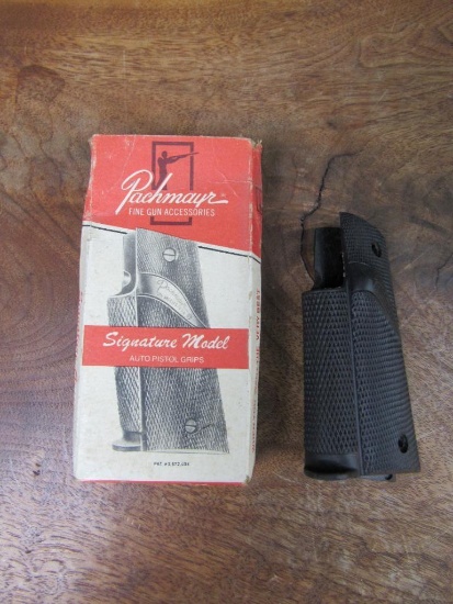 Rare Vintage NOS Pachmayr 1911 Colt .45 Rubber Grips in Original Box
