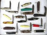 Lot (18) Antique & Vintage Folding Pocket Knives