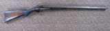 Excellent Remington 1889 Damascus Double Barrel Exposed Hammer Shotgun