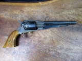Vintage 1970's Armi San Paolo (Itlay) Model 1858 Remington New Army .44 cal Black Powder Percussion