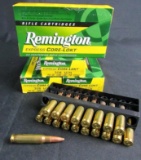 308 Win Ammo- 3 Full Boxes Remington + Partial (66 Rounds Total)