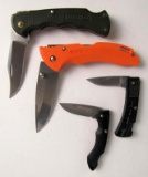 (4) Buck USA Folding Knives