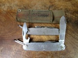 Lot (2) Vintage US Military Survival / Camp Knives. Camillus & Imperial